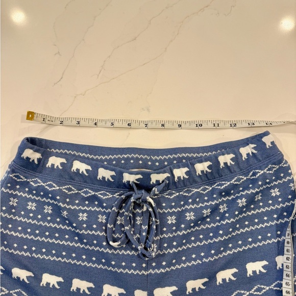 Loft Blue Polar Bear Henley Pajama set long sleeve and pants - Picture 9 of 13